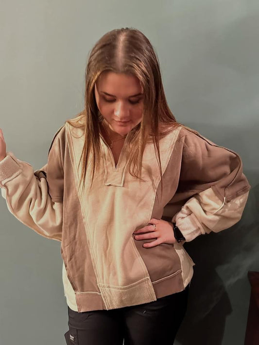 High/low pullover